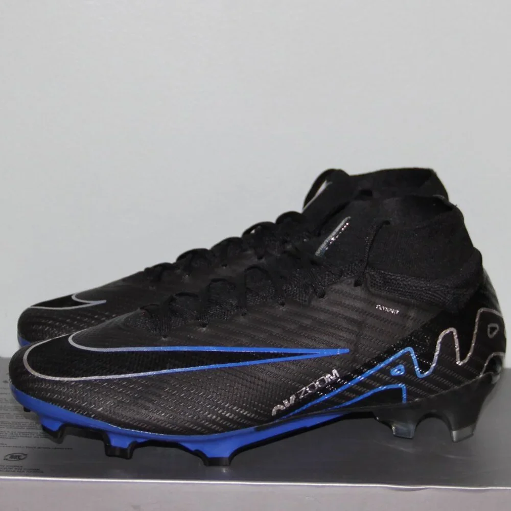 Nike Mercurial Superfly 9 Elite FG Soccer Shadow Pack Mens 6.5 8.5 Black Blue